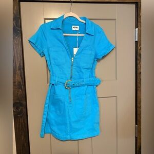 Show Me Your MuMu Vibrant Blue Mini Dress
